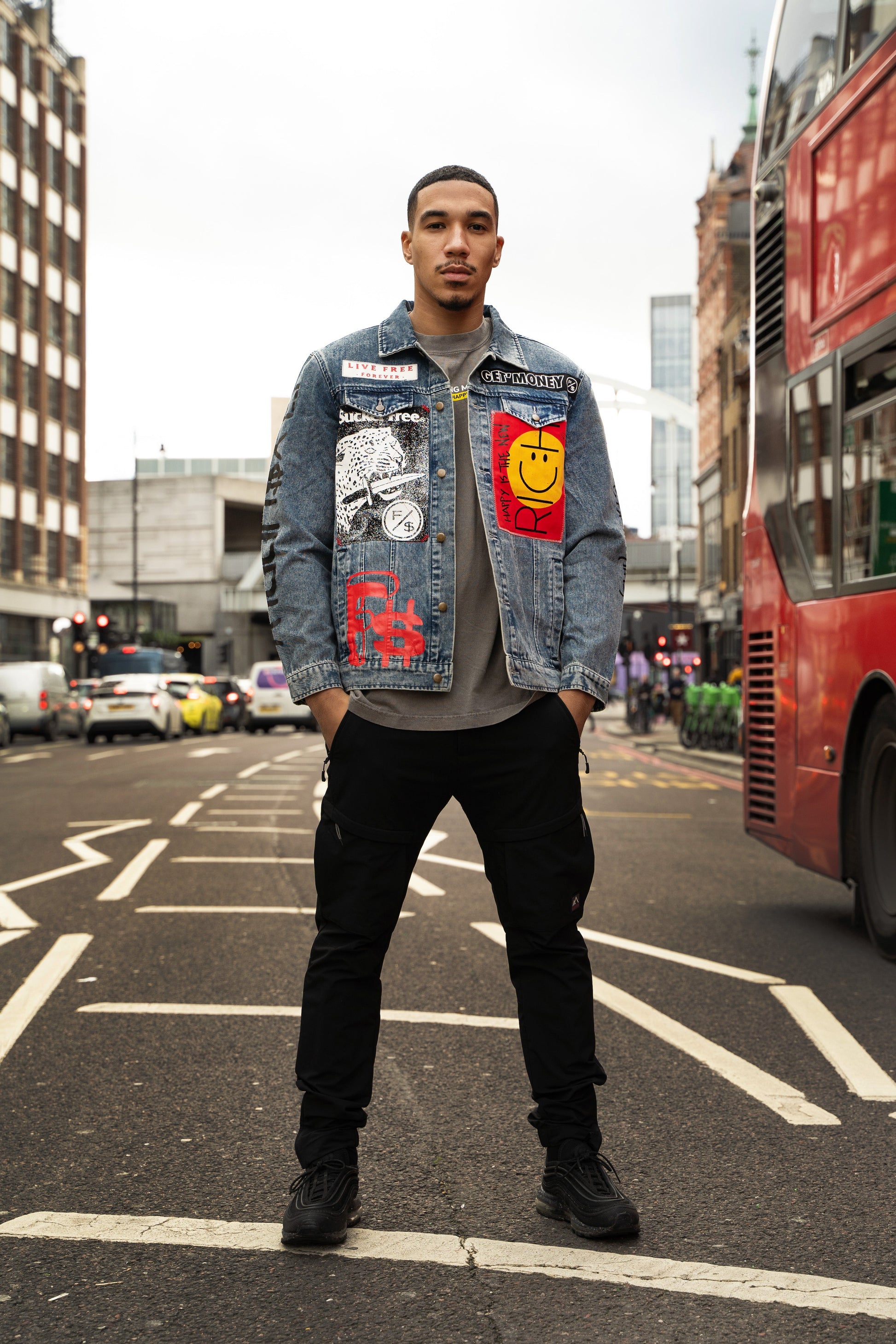 New Rich Denim Jacket (Denim) - Concordia Style Boutique