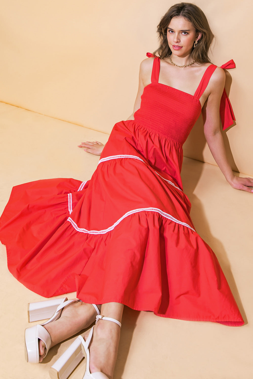 BETTER THAN EVER POPLIN MIDI DRESS - Concordia Style Boutique