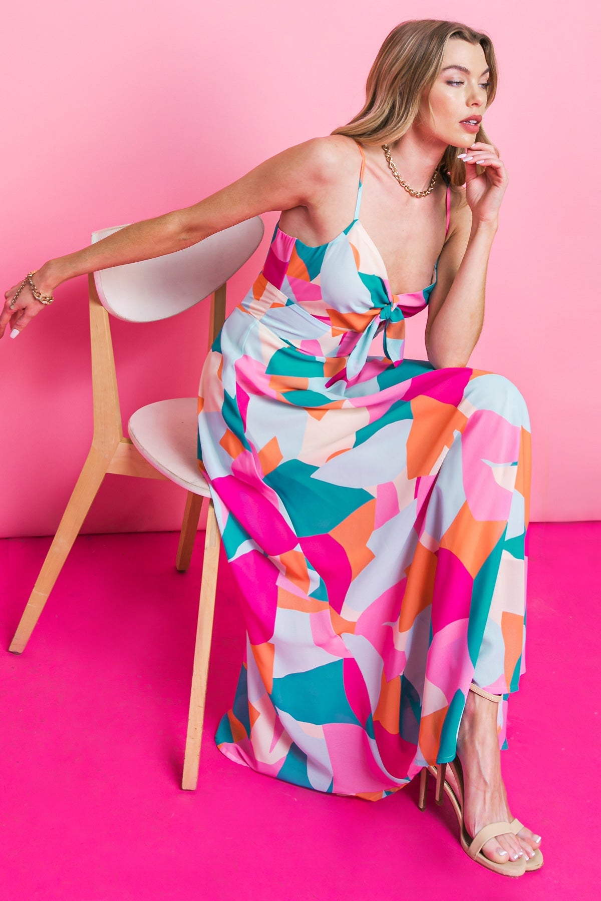 BLUE OCEAN BEACH WOVEN MIDI DRESS - Concordia Style Boutique