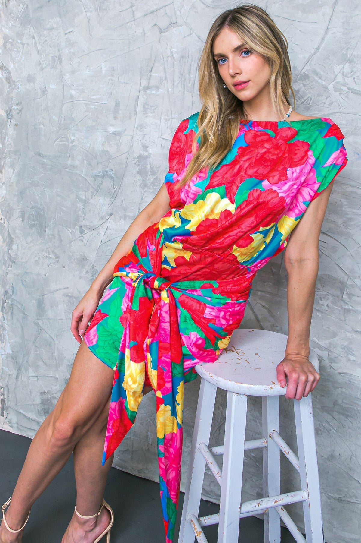 BLOOM SEASON WOVEN MINI DRESS - Concordia Style Boutique