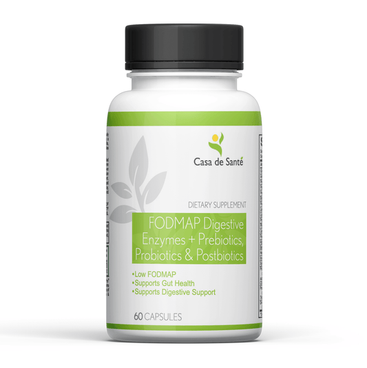 FODMAP Digestive Enzymes with Probiotics, Prebiotics & Postbiotics - Low FODMAP Certified, Keto, Paleo - Concordia Style Boutique