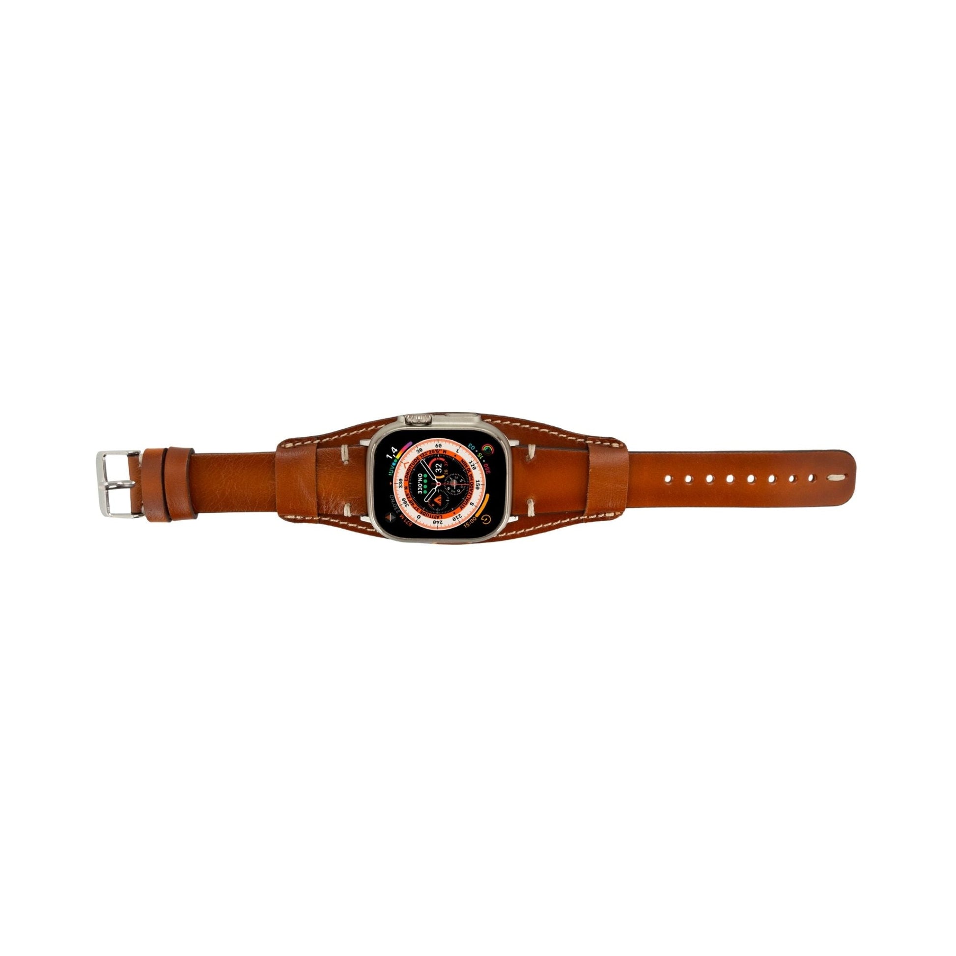 Fort Cuff Leather Bands for Apple Watch 9, Ultra 2 & SE - Concordia Style Boutique