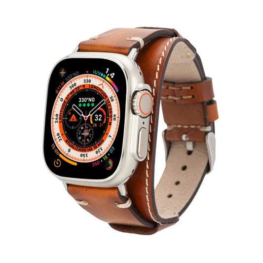 Fort Cuff Leather Bands for Apple Watch 9, Ultra 2 & SE - Concordia Style Boutique