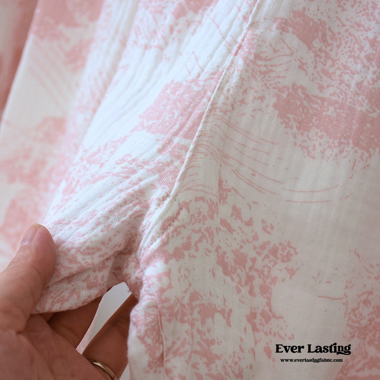 French Cottage Long Sleeves and Pants Cotton Pajama Set / Blue