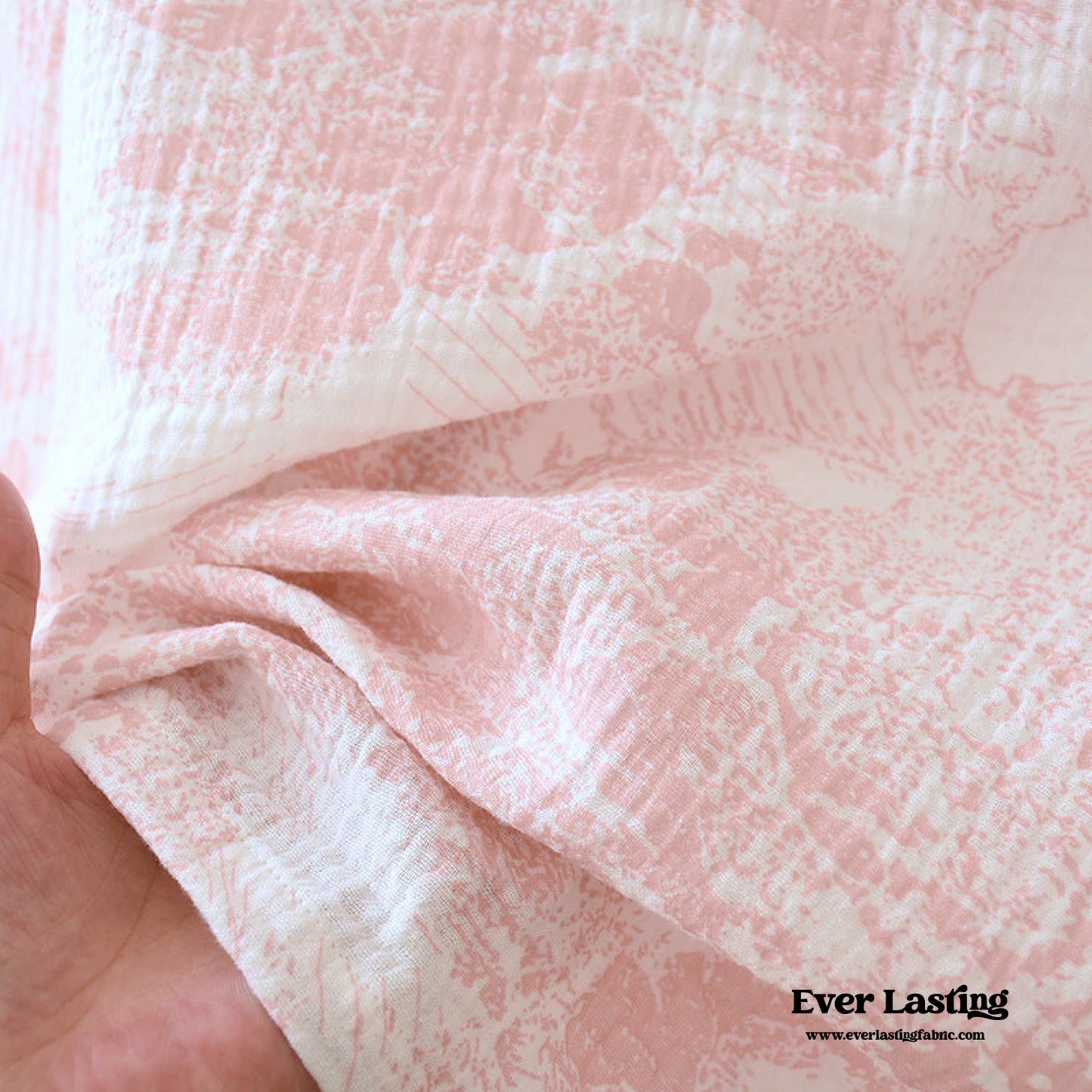 French Cottage Long Sleeves and Pants Cotton Pajama Set / Pink