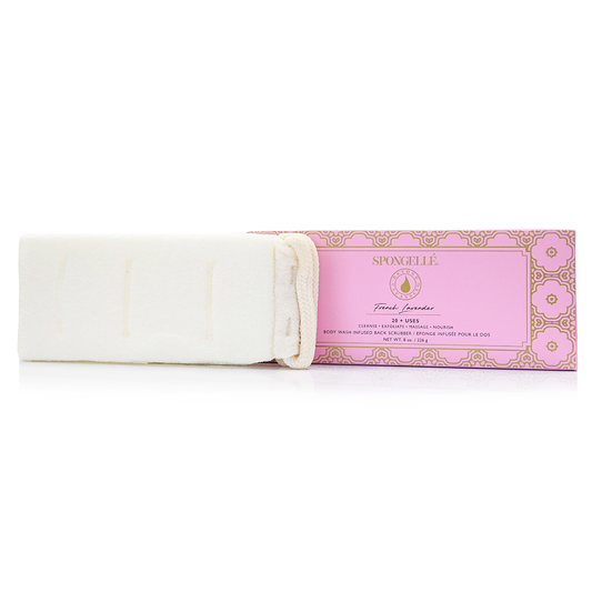 French Lavender Body Wash Infused Back Buffer - Concordia Style Boutique