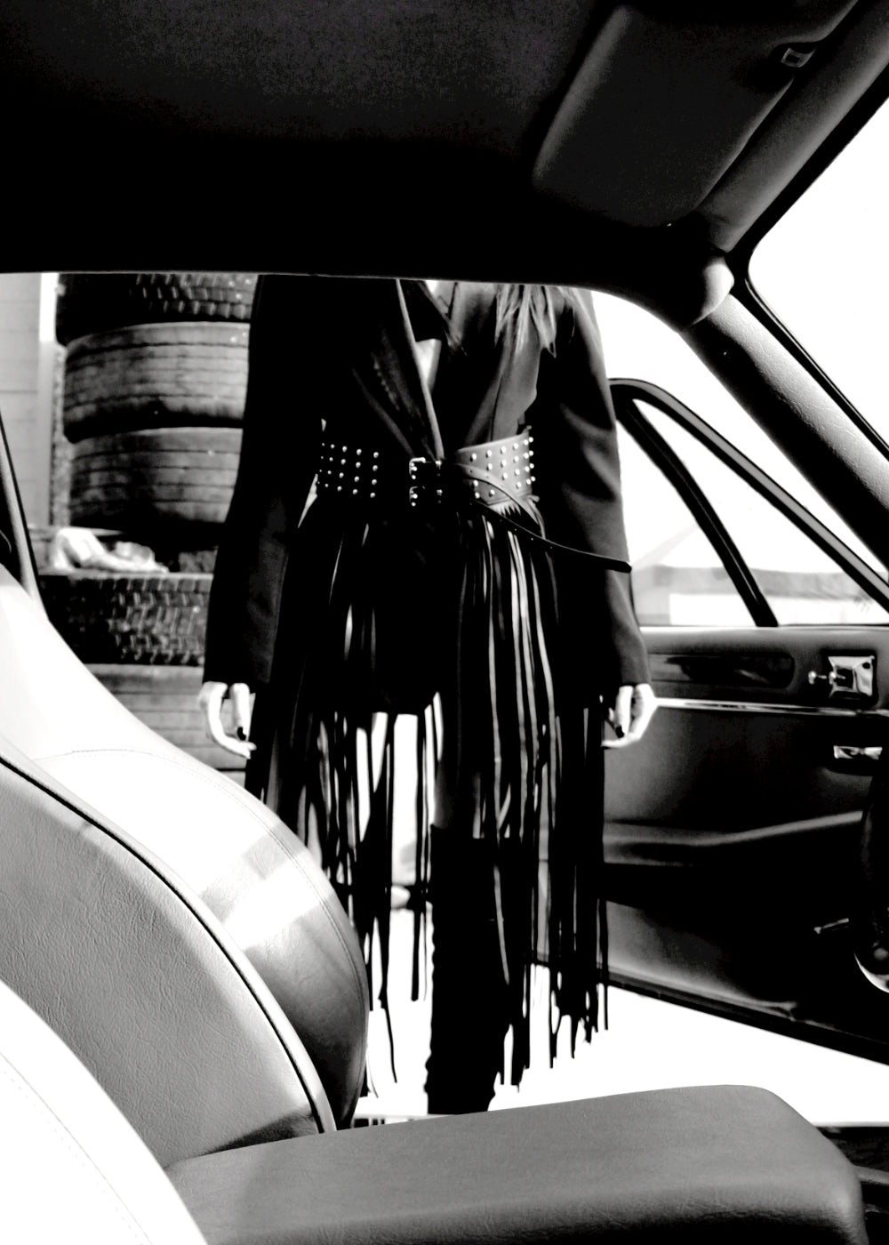 Studded Fringe Waist Belt - Concordia Style Boutique