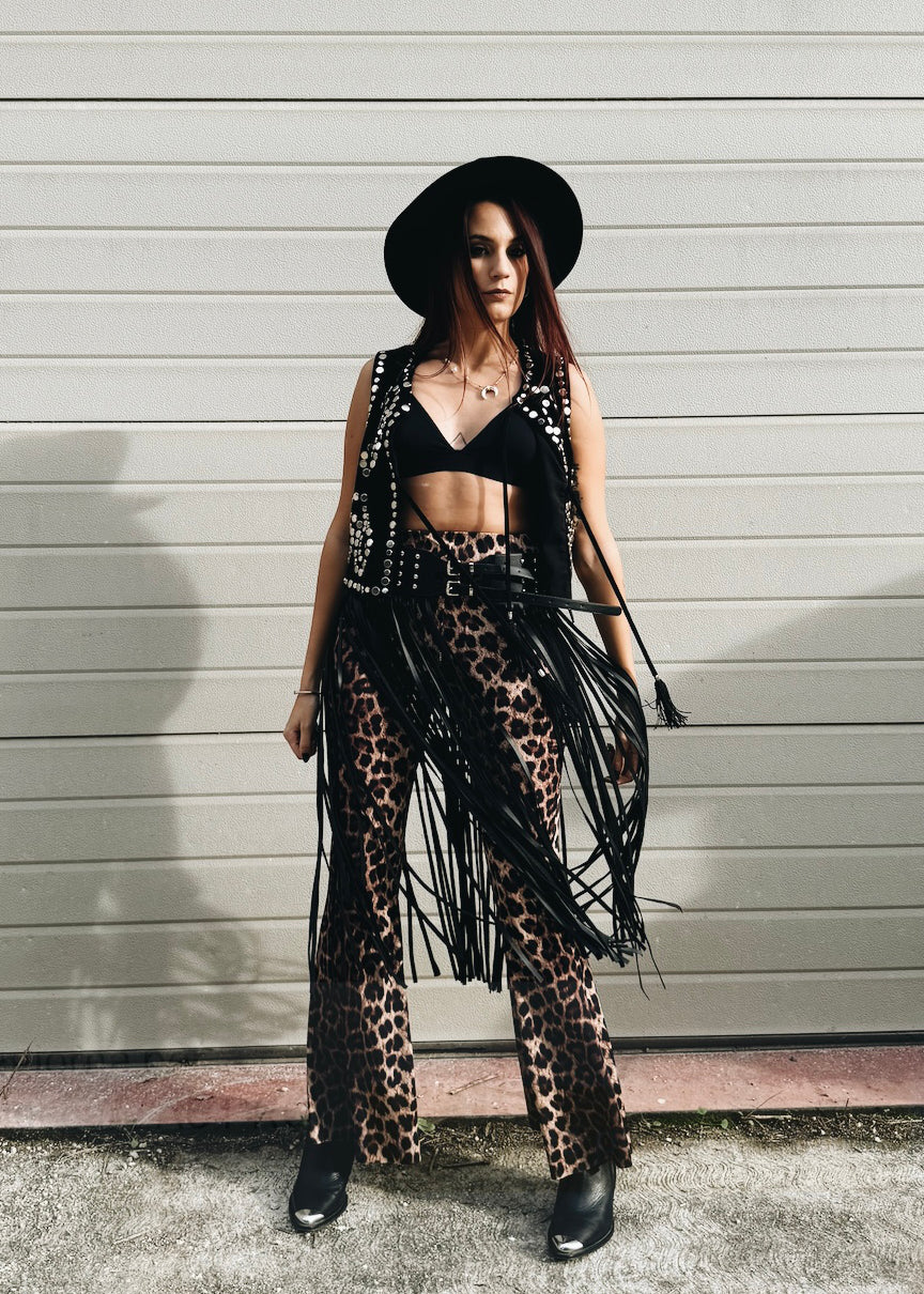 Studded Fringe Waist Belt - Concordia Style Boutique