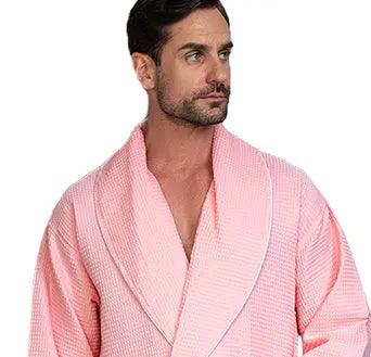 Premium Waffle Piping Robe for Men - Concordia Style Boutique