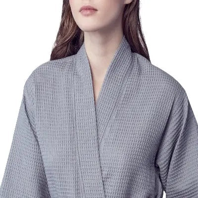 Knee-Length Waffle Kimono Robe for Women - Concordia Style Boutique