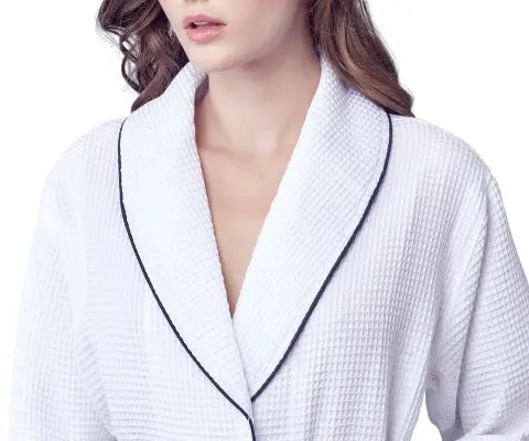 Knee-Length Waffle Kimono Robe for Women - Concordia Style Boutique