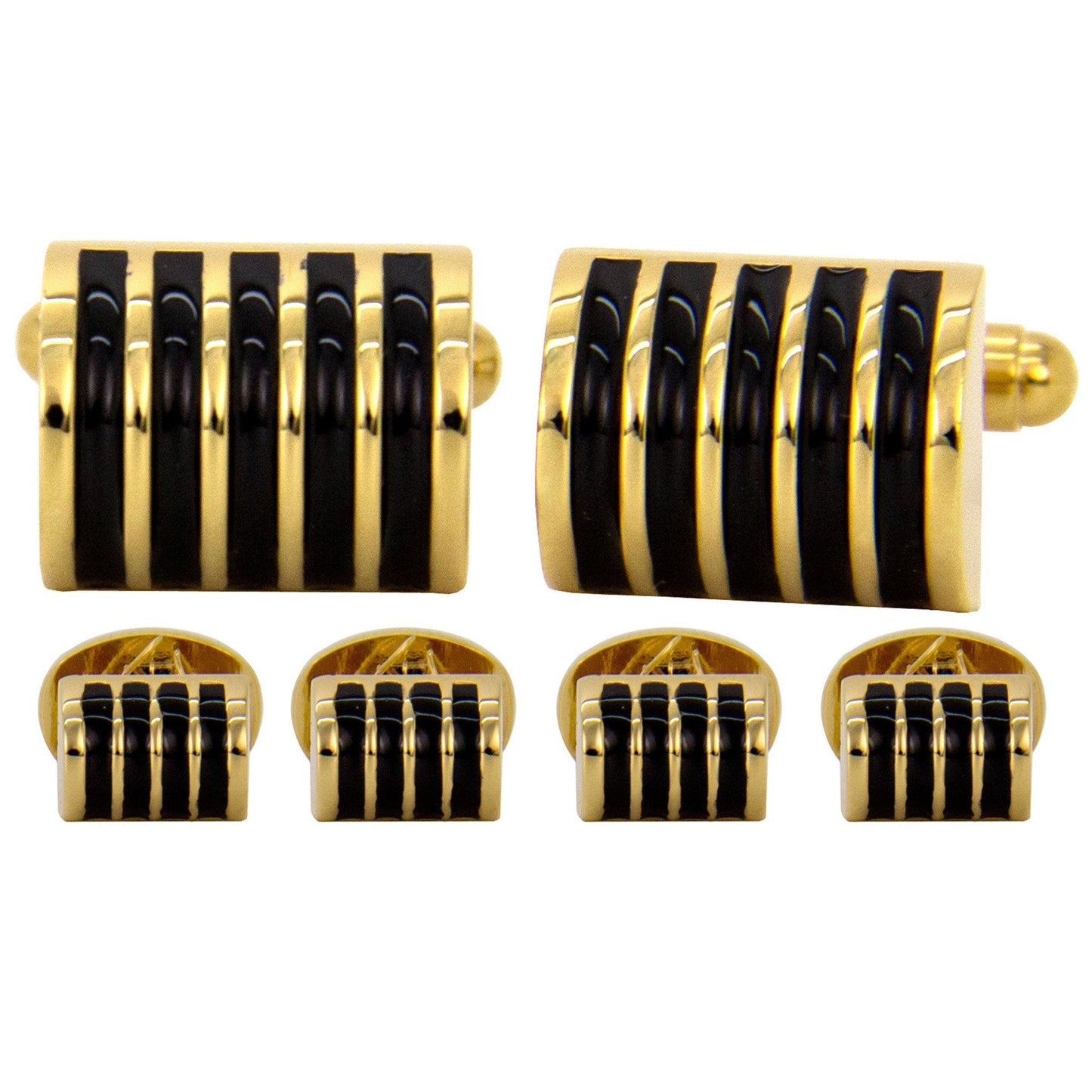Vittorio Vico Men's Gold Cufflink & Stud Sets in Gift Box