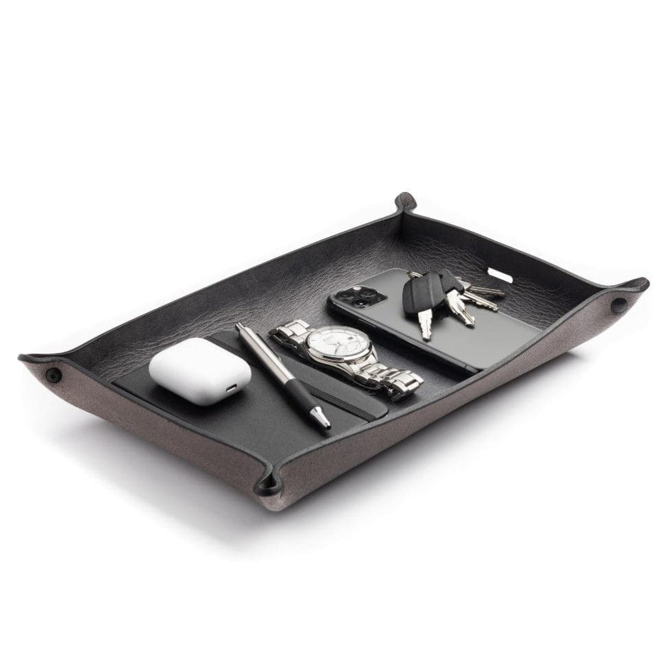 Full Grain Leather Valet Tray / Charging Station