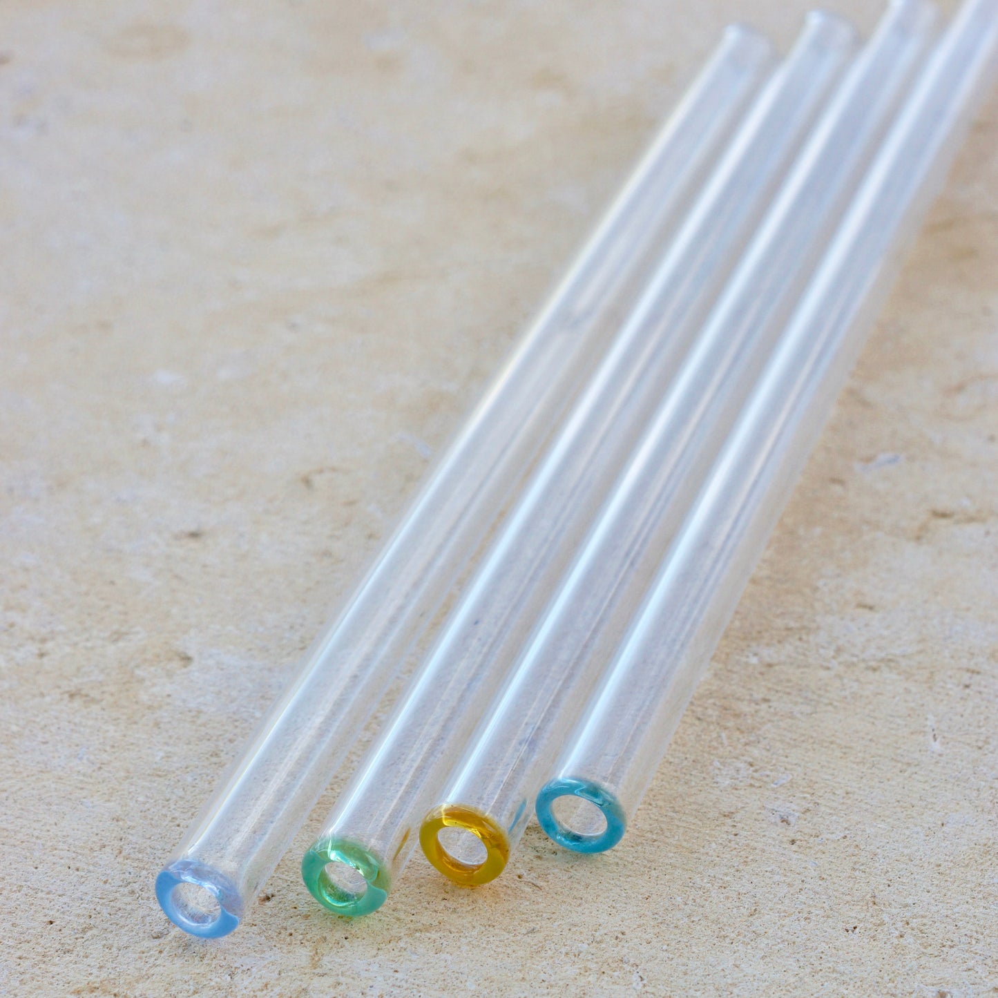 Juice and Smoothie Glass Straw Set