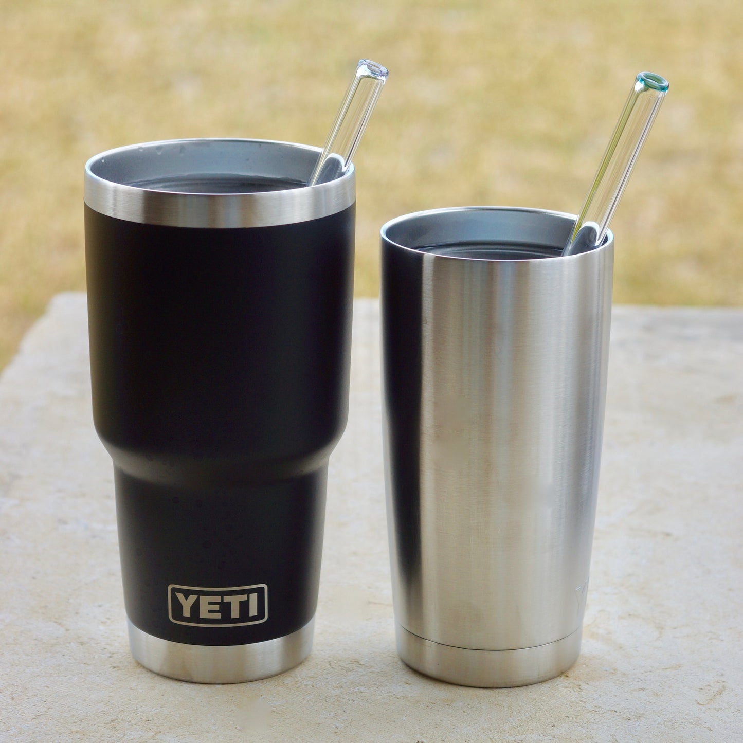 Juice and Smoothie Glass Straw Set