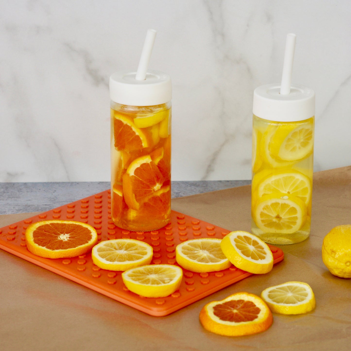 Juice & Smoothie Glass Tumbler Set