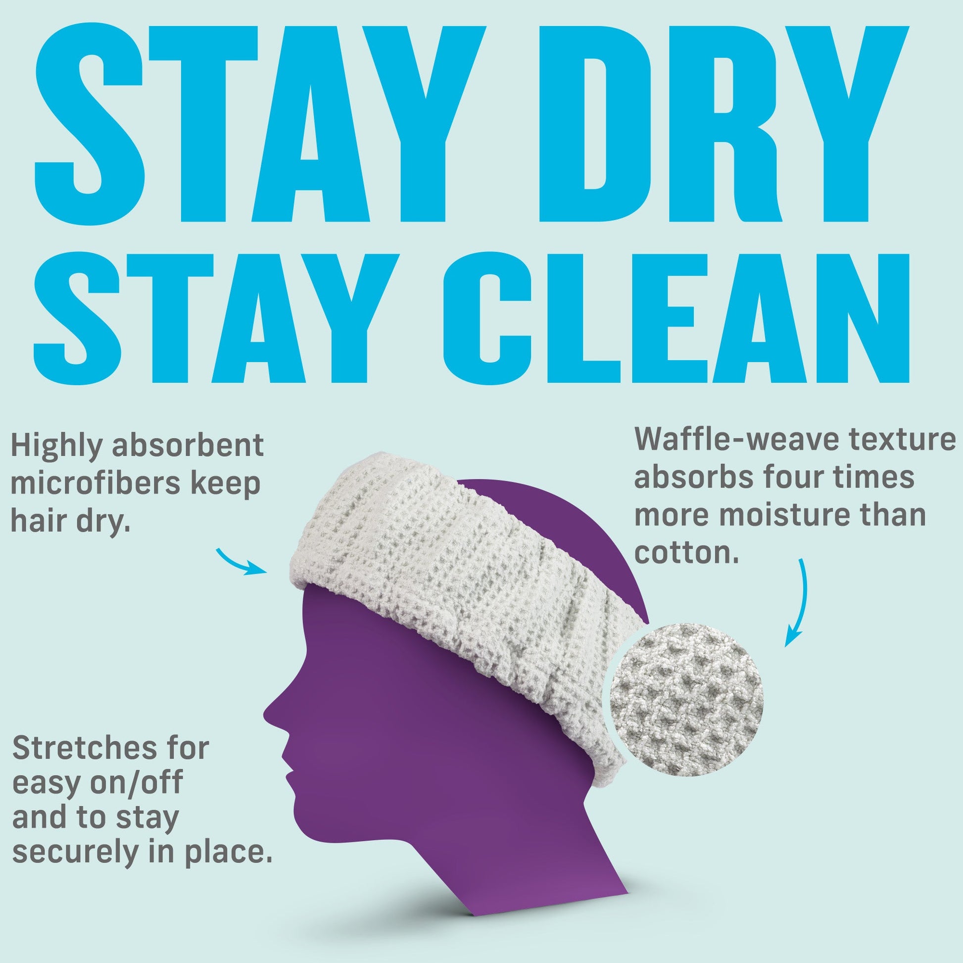 Stay-Dry Hair Bands 2-Pack - Concordia Style Boutique