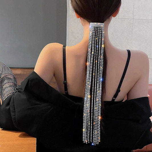 RHINESTONE HAIR TASSEL - Concordia Style Boutique