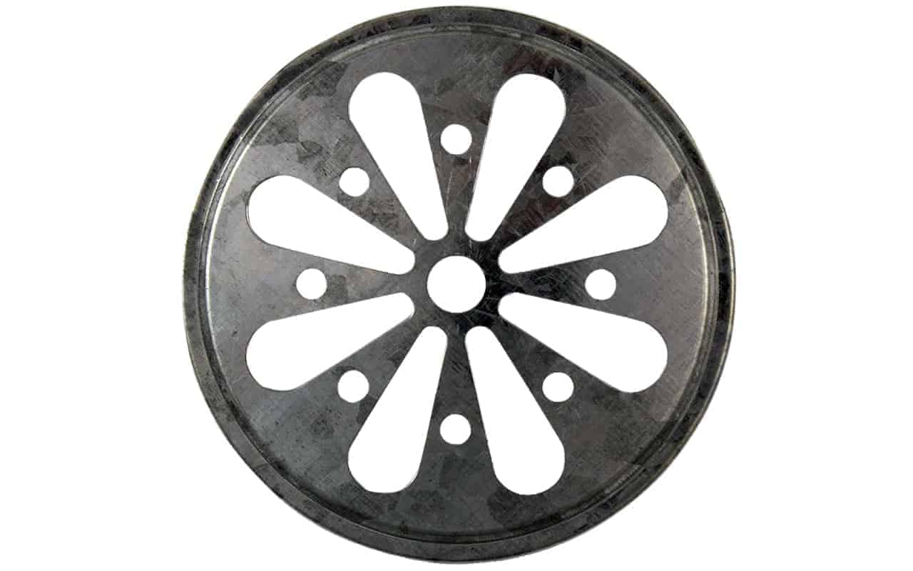 Daisy Cut Galvanized Metal Lid Inserts for Mason Jars 10 Pack - Concordia Style Boutique