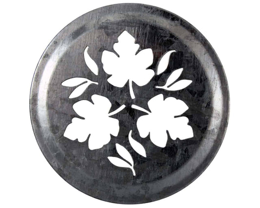 Leaf Pattern Galvanized Metal Lid Insert for RM Mason Jars 10 Pack - Concordia Style Boutique