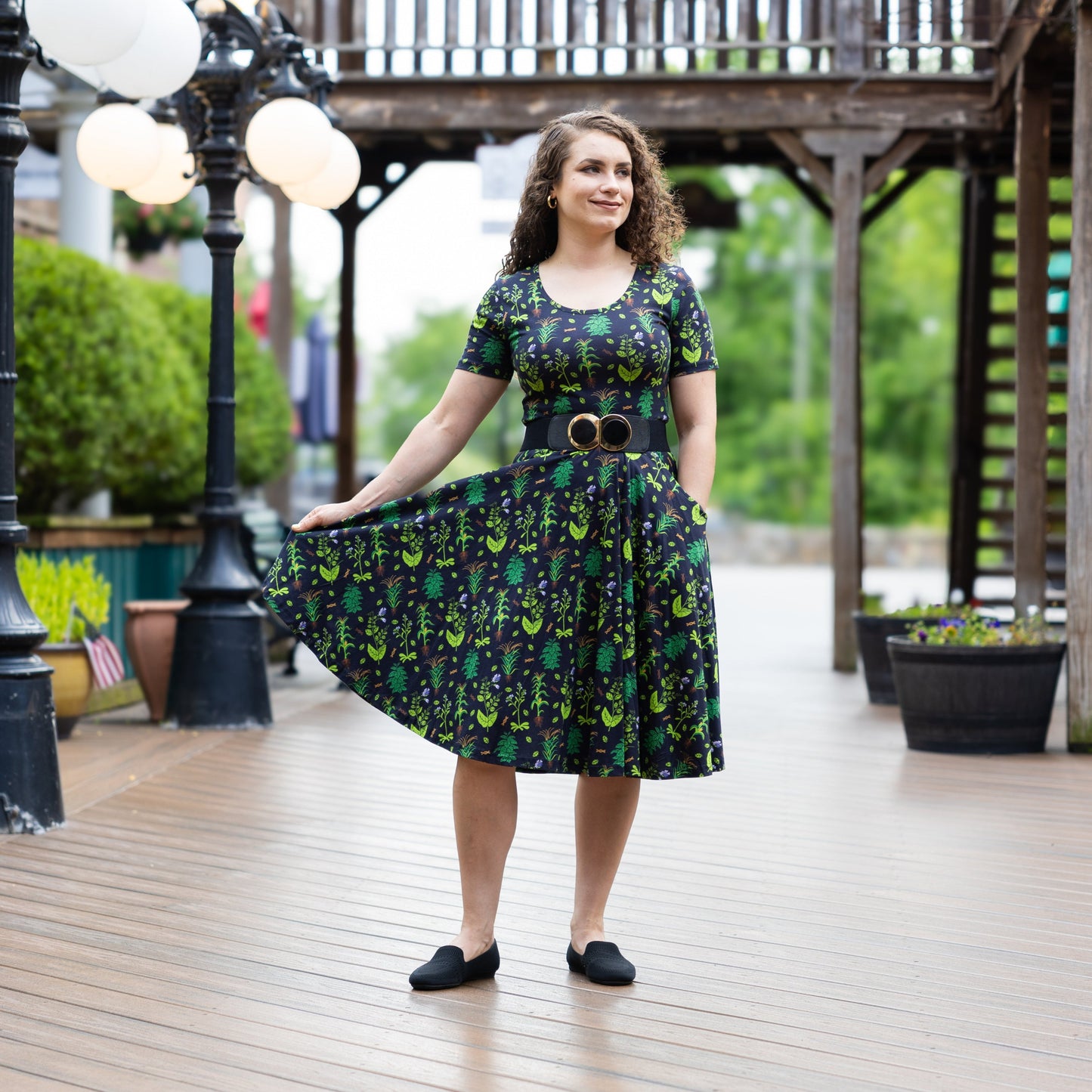 Genetic Plants Twirl Dress