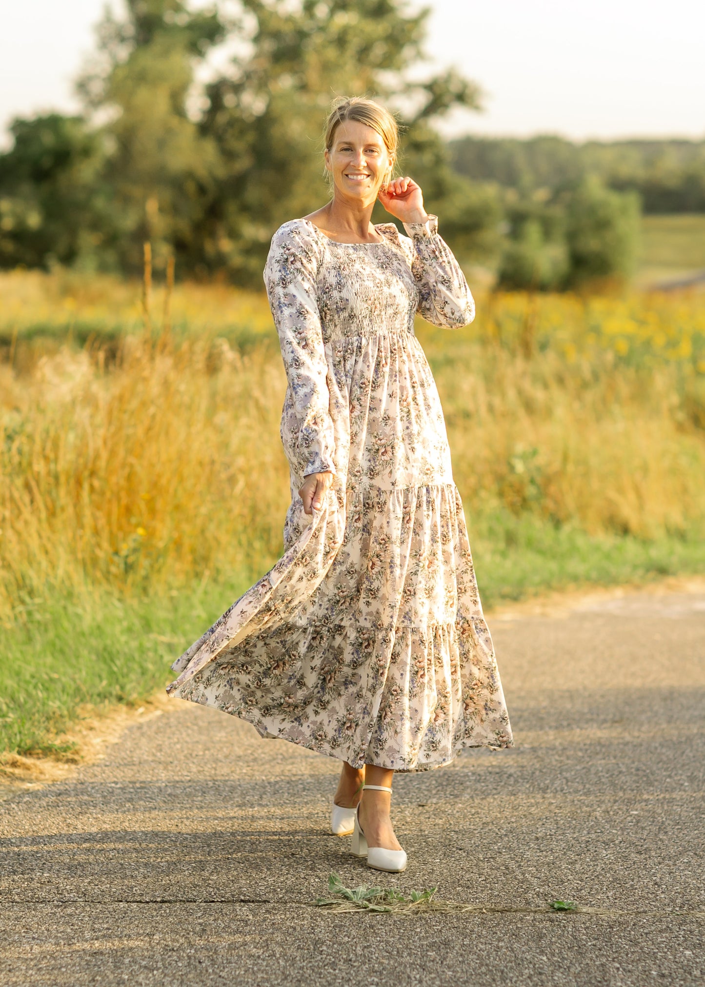 Gia Long Sleeve Maxi Dress - Concordia Style Boutique