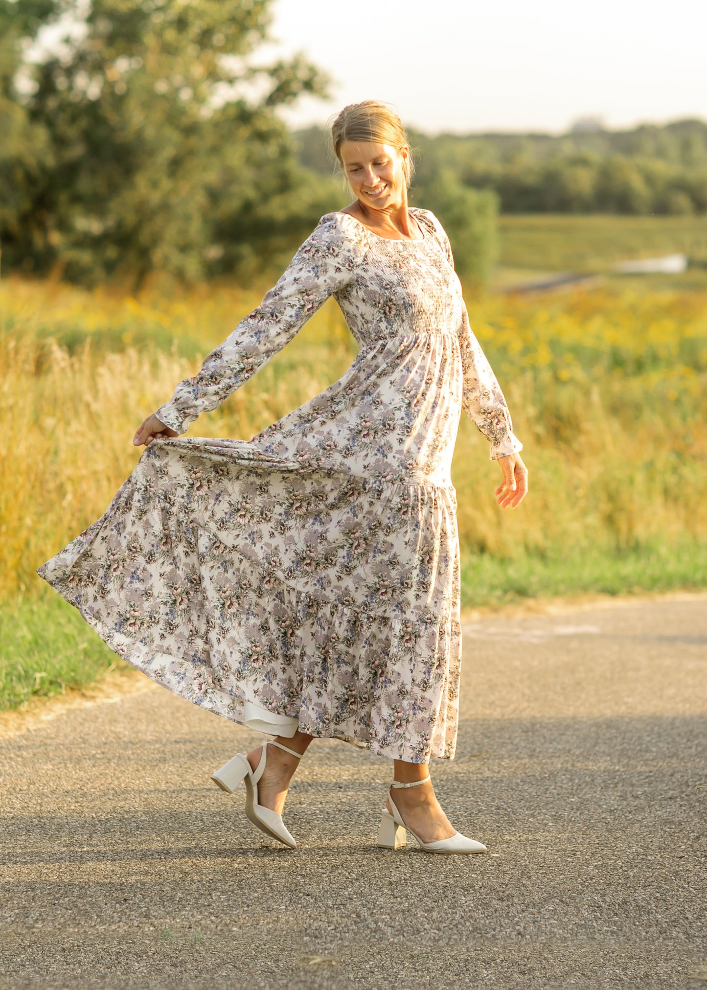 Gia Long Sleeve Maxi Dress - Concordia Style Boutique