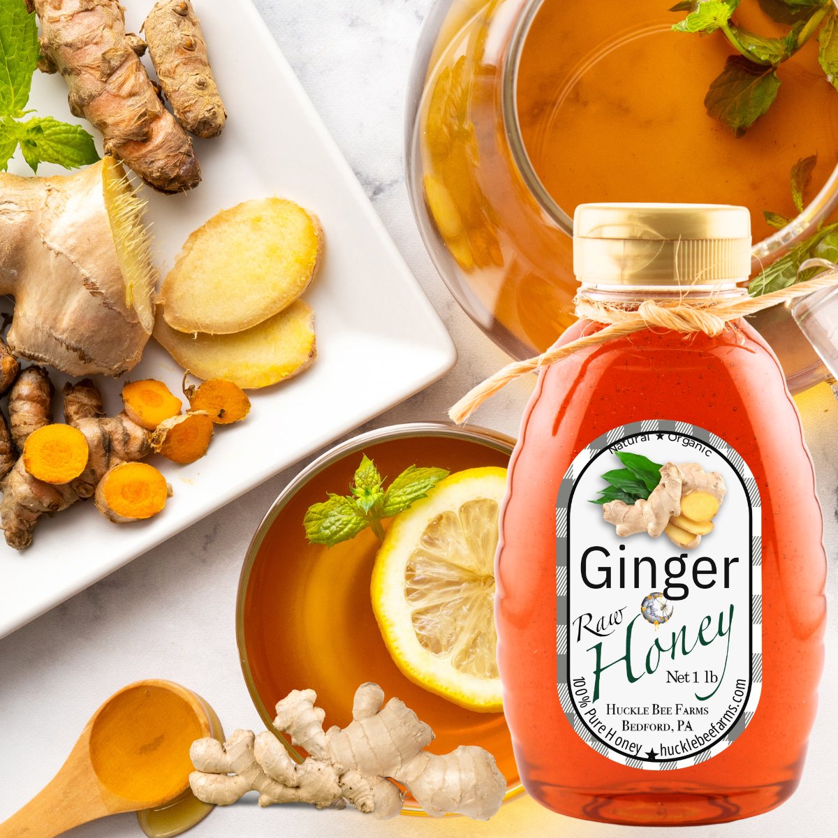 Ginger Infused Honey - Concordia Style Boutique