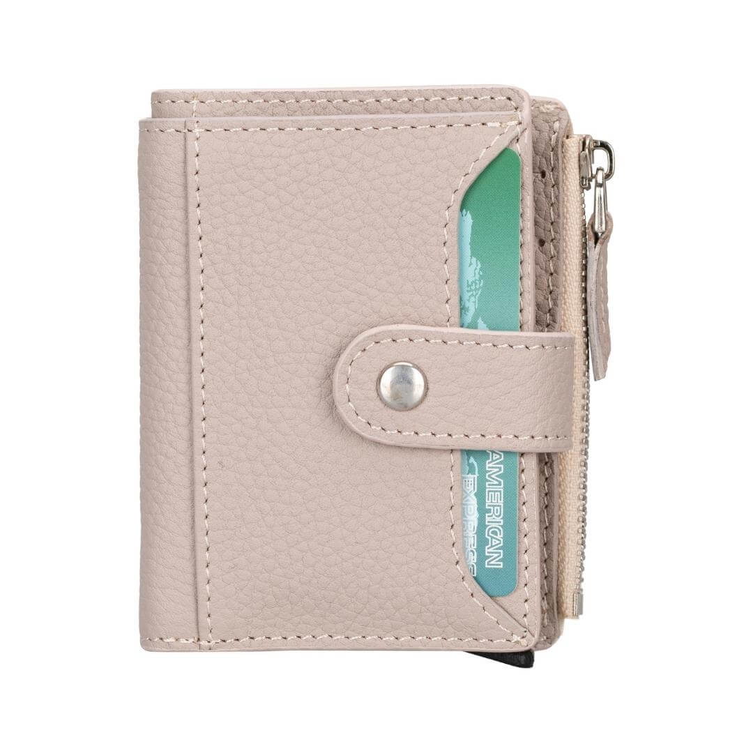 Glenrock Genuine Cowhide Leather Pop Up Card Holder Wallet - Concordia Style Boutique