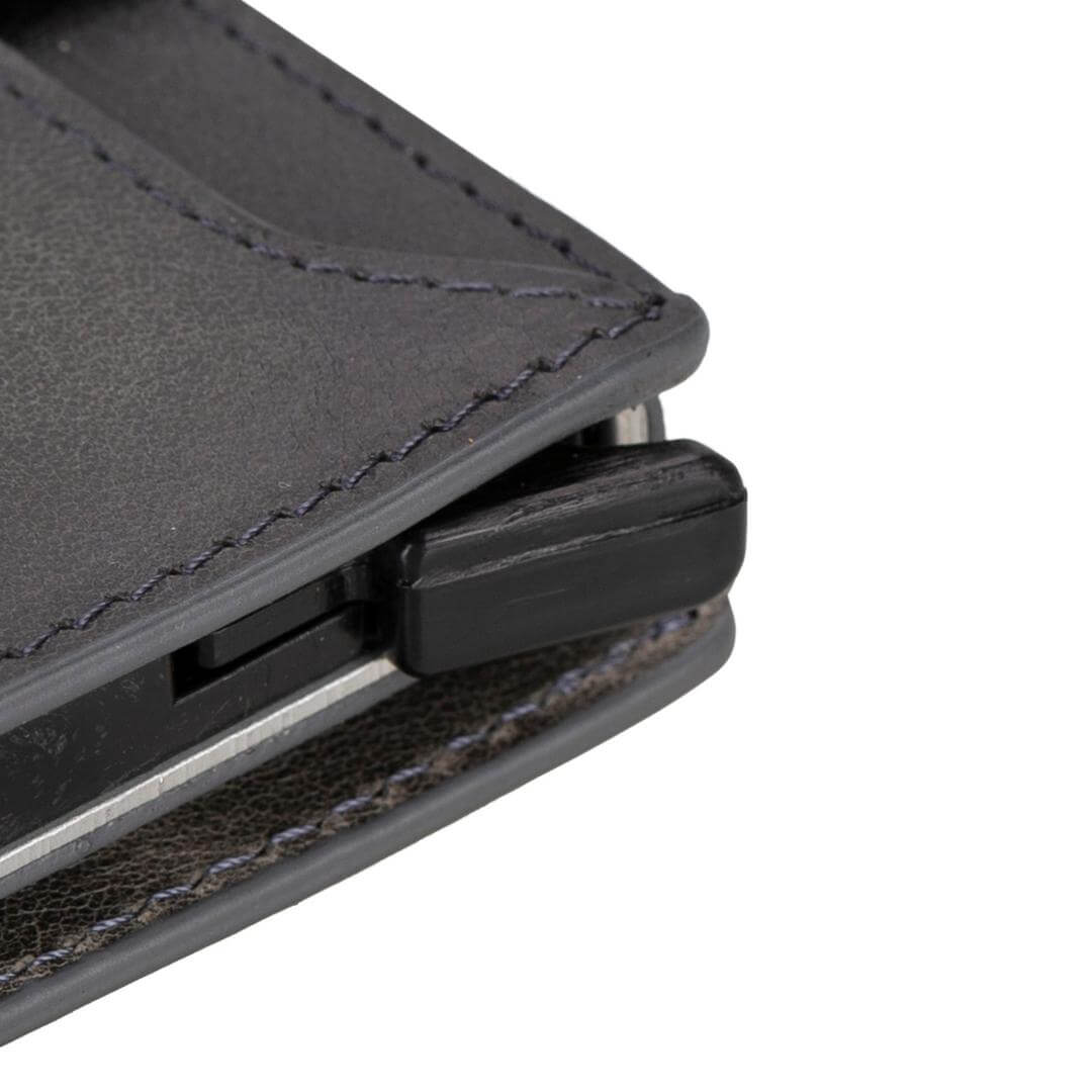 Glenrock Genuine Cowhide Leather Pop Up Card Holder Wallet - Concordia Style Boutique