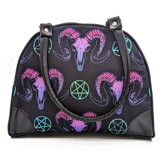 Goat Skulls and Pentacles Purse - Concordia Style Boutique