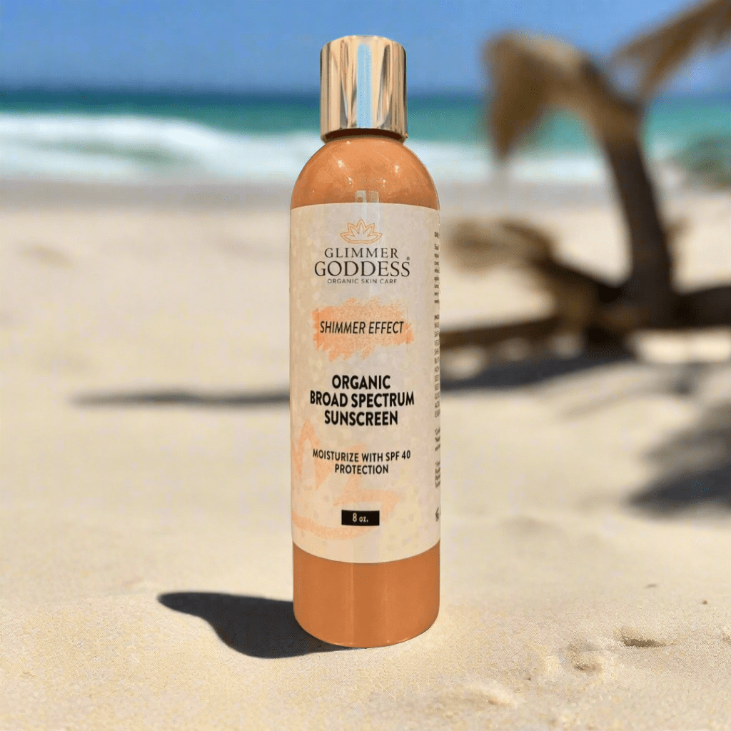 Goddess Glow Shimmer Suntan Lotion SPF 40 - Reef-Safe Radiance - Concordia Style Boutique
