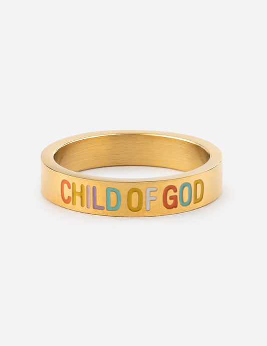 Gold Child of God Ring - Concordia Style Boutique