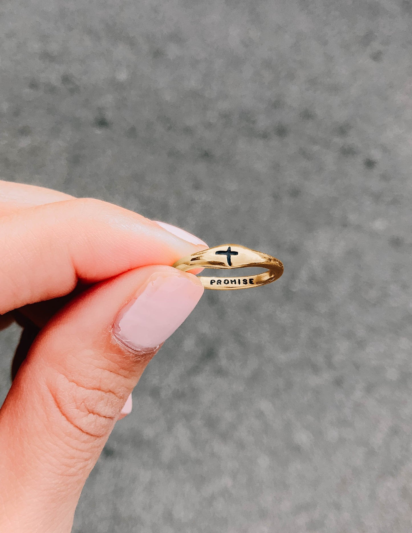 Gold Promise Ring - Concordia Style Boutique
