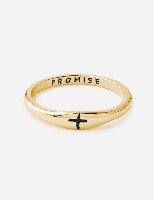 Gold Promise Ring - Concordia Style Boutique