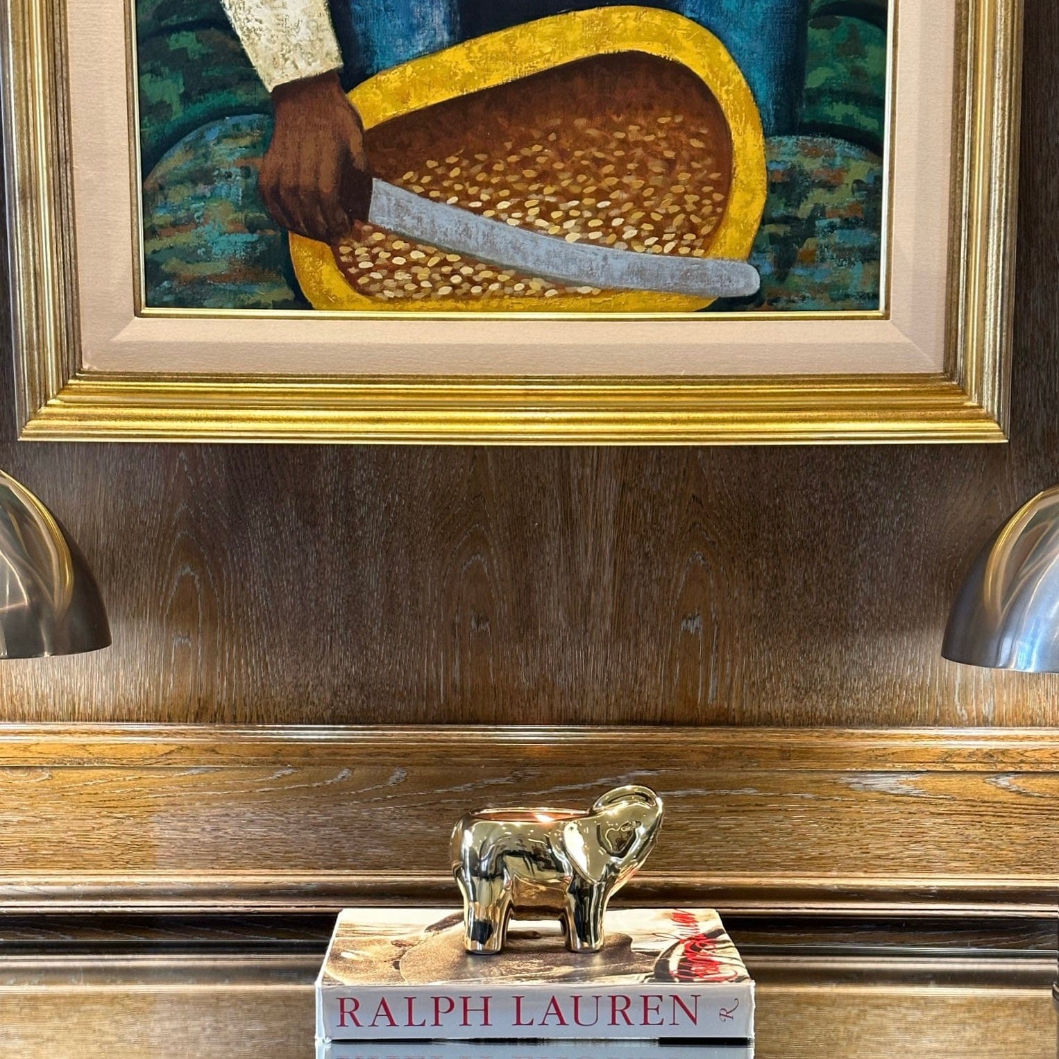 Gold Elephant Candle - Concordia Style Boutique