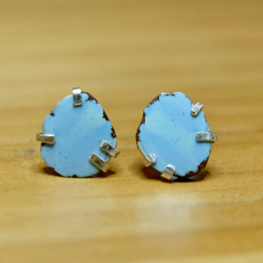 Golden Hills Turquoise Stud Earrings