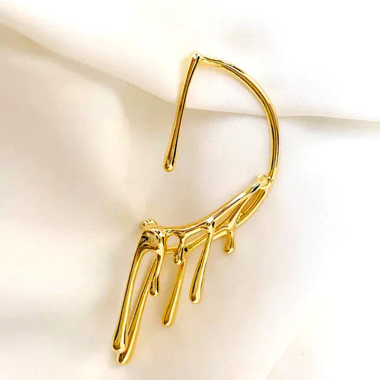 GOLD LAVA EAR CUFF - Concordia Style Boutique
