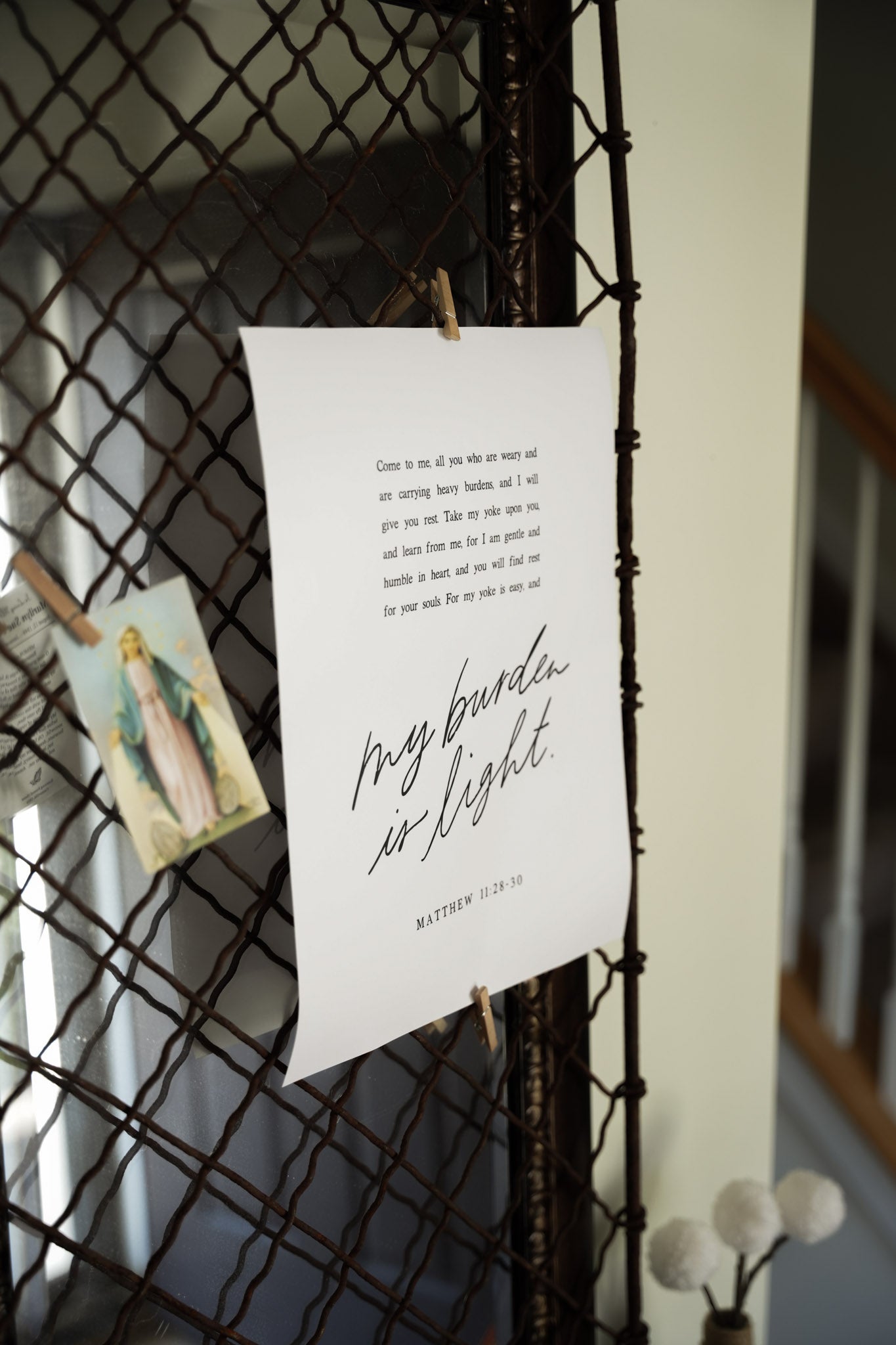 Gospel of Matthew Scripture Poster (11x14) - Concordia Style Boutique