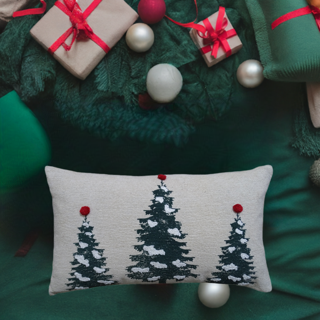 Christmas Throw Pillow for couch 14" x 24"