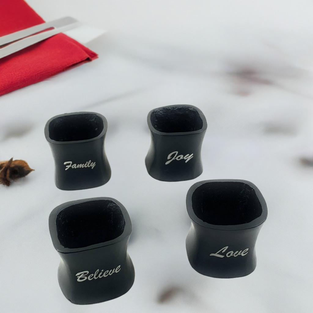 Christmas Napkin Rings Set of 4