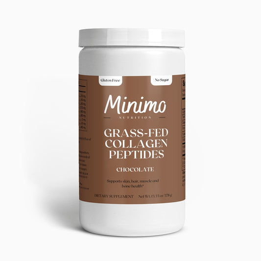Grass-Fed Collagen Peptides Powder (Chocolate), 13.3 oz. - Concordia Style Boutique