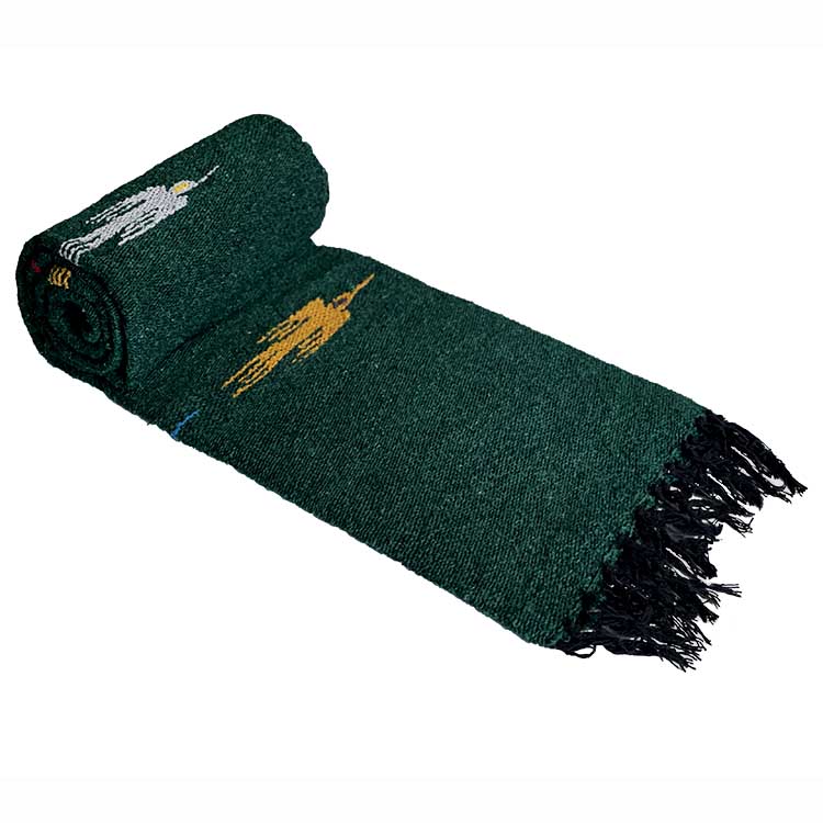 Dark Green Baja Thunderbird Blanket - Concordia Style Boutique