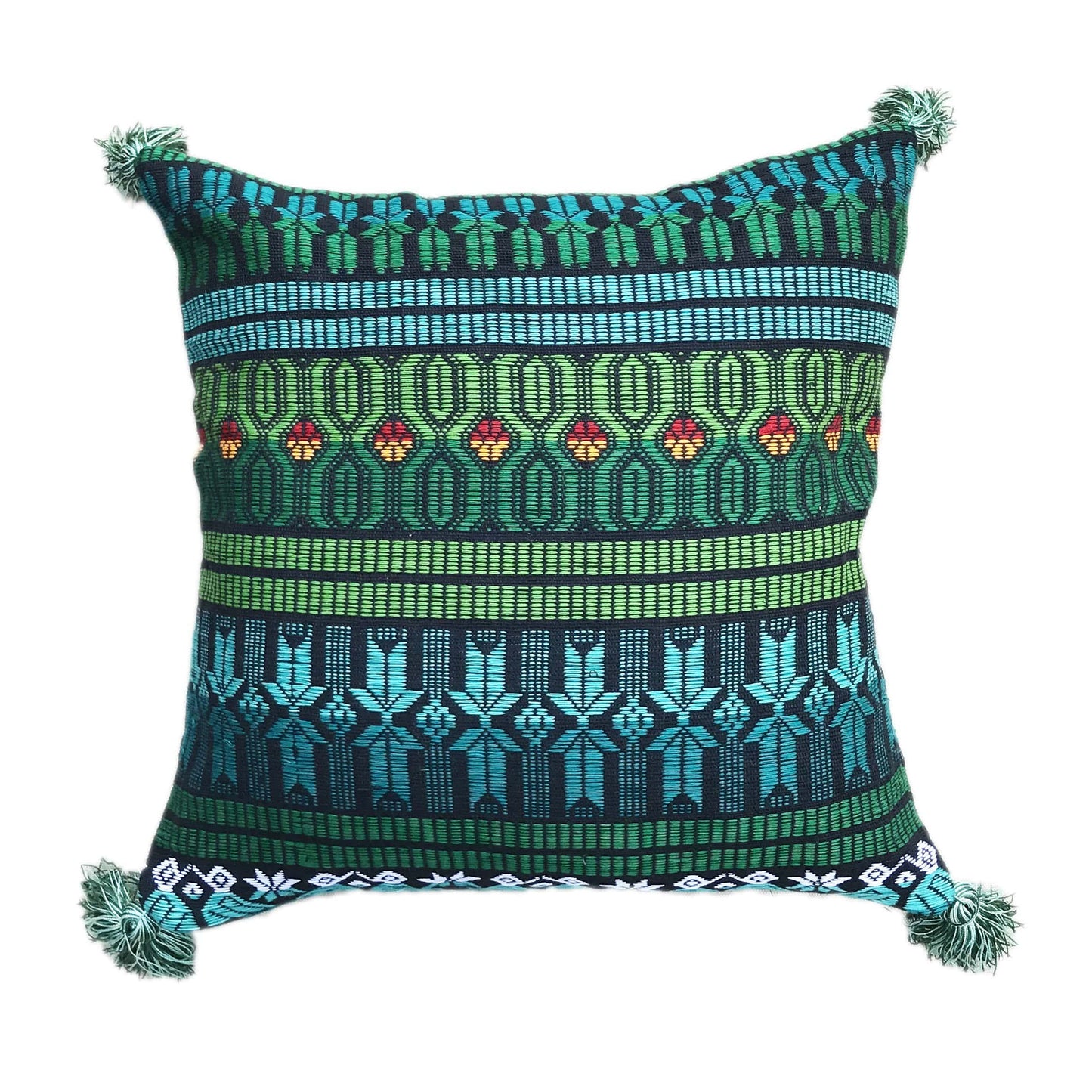 Guatemalan Brocade Throw Pillow - Concordia Style Boutique