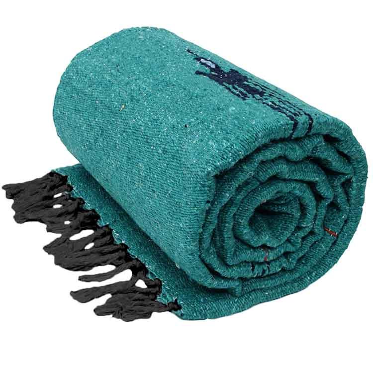 Turquoise Green Baja Thunderbird Blanket - Concordia Style Boutique