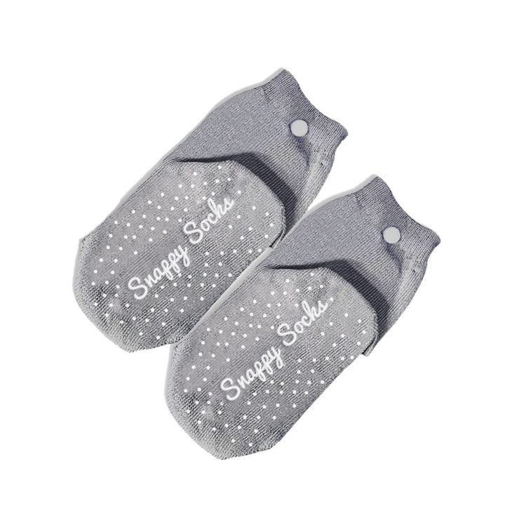 Grey Never Slip Socks - Single Pair