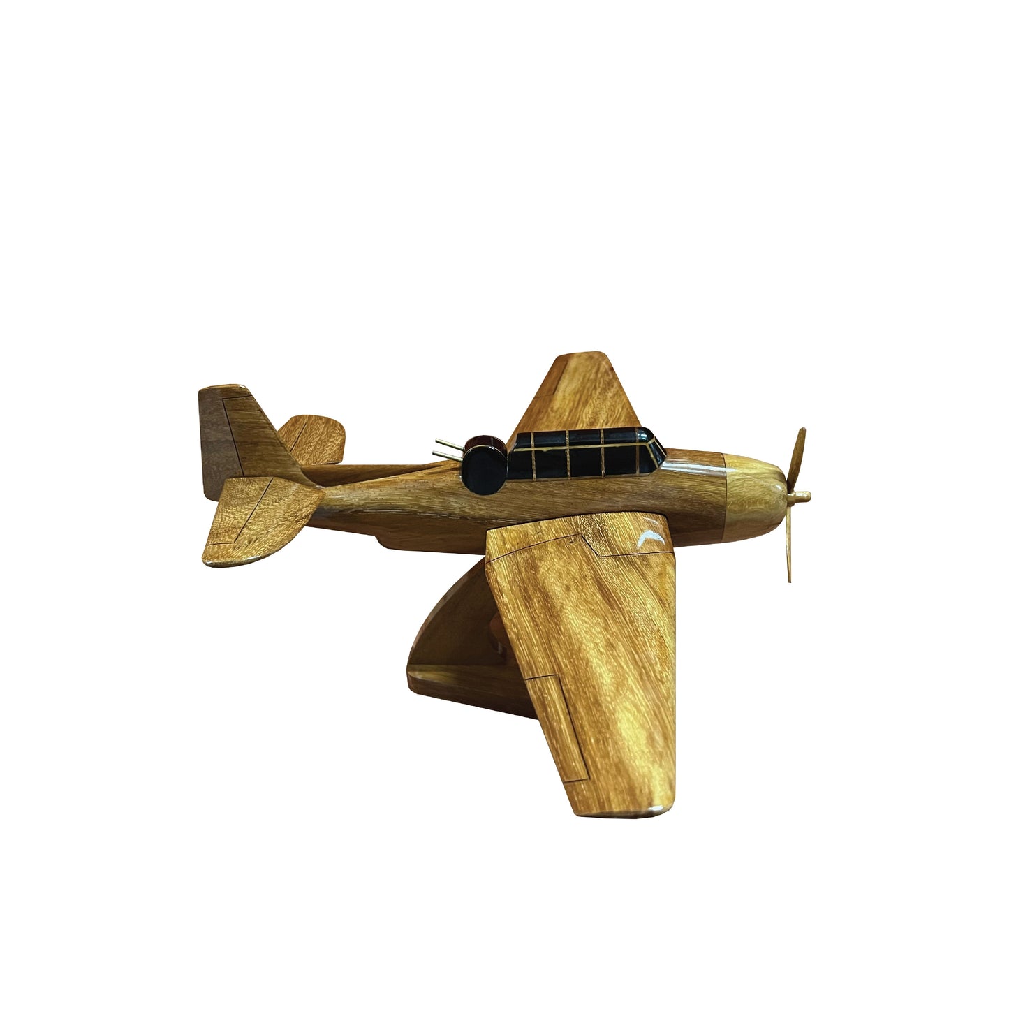 Grumman TBF Mahogany Wood Desktop Airplanes Model