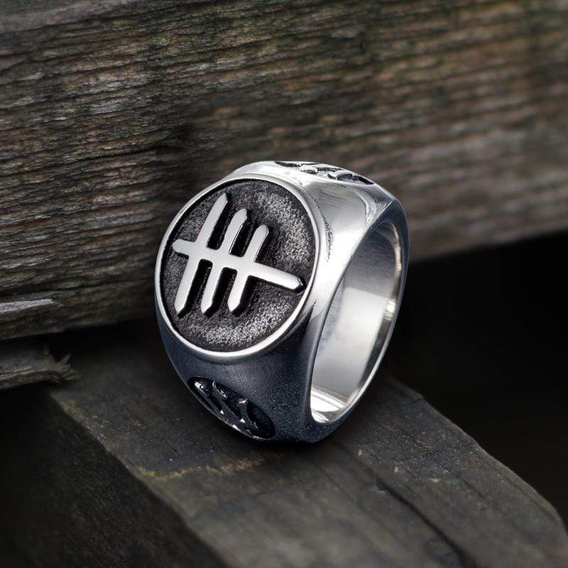 Papal Cross Stainless Steel Ring