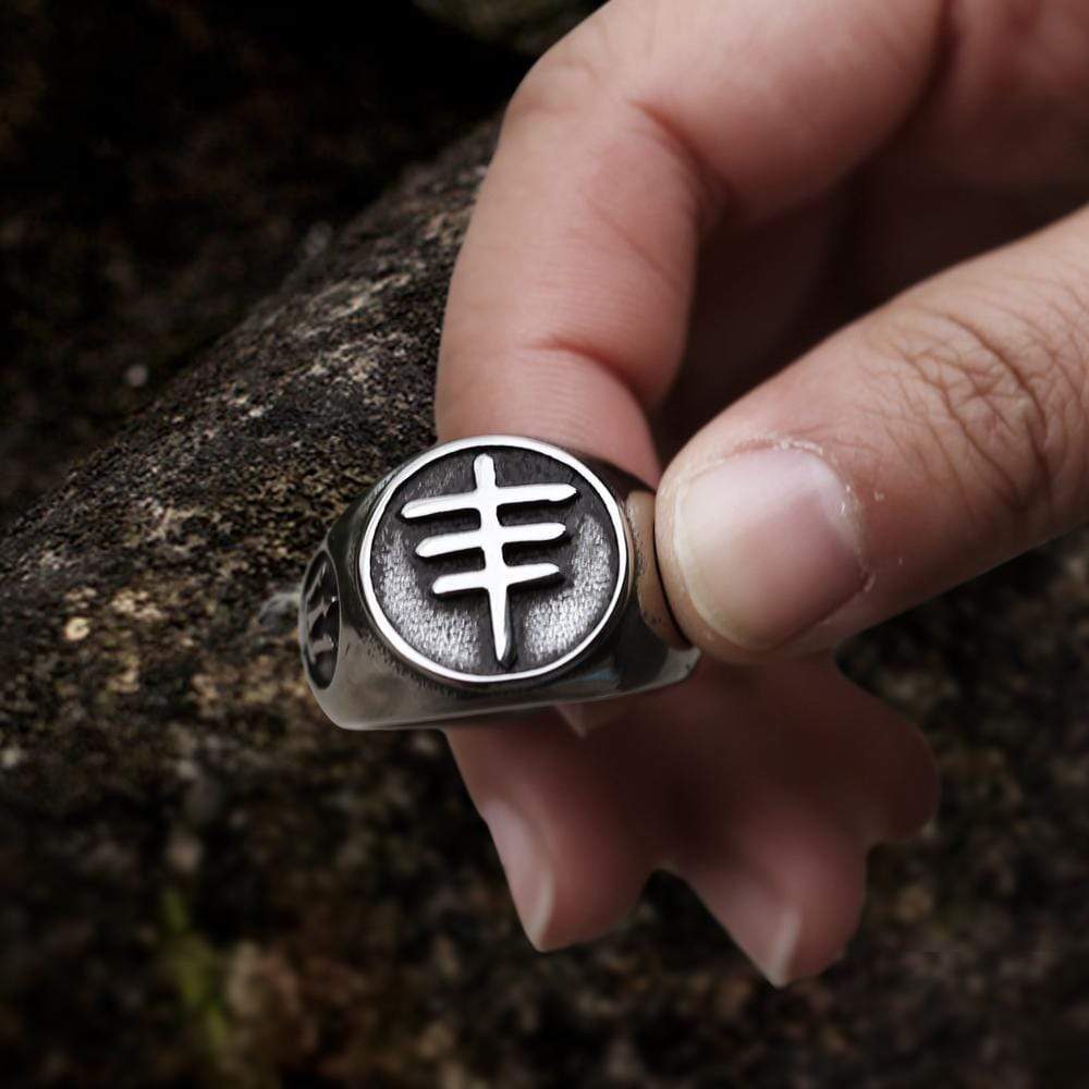 Papal Cross Stainless Steel Ring