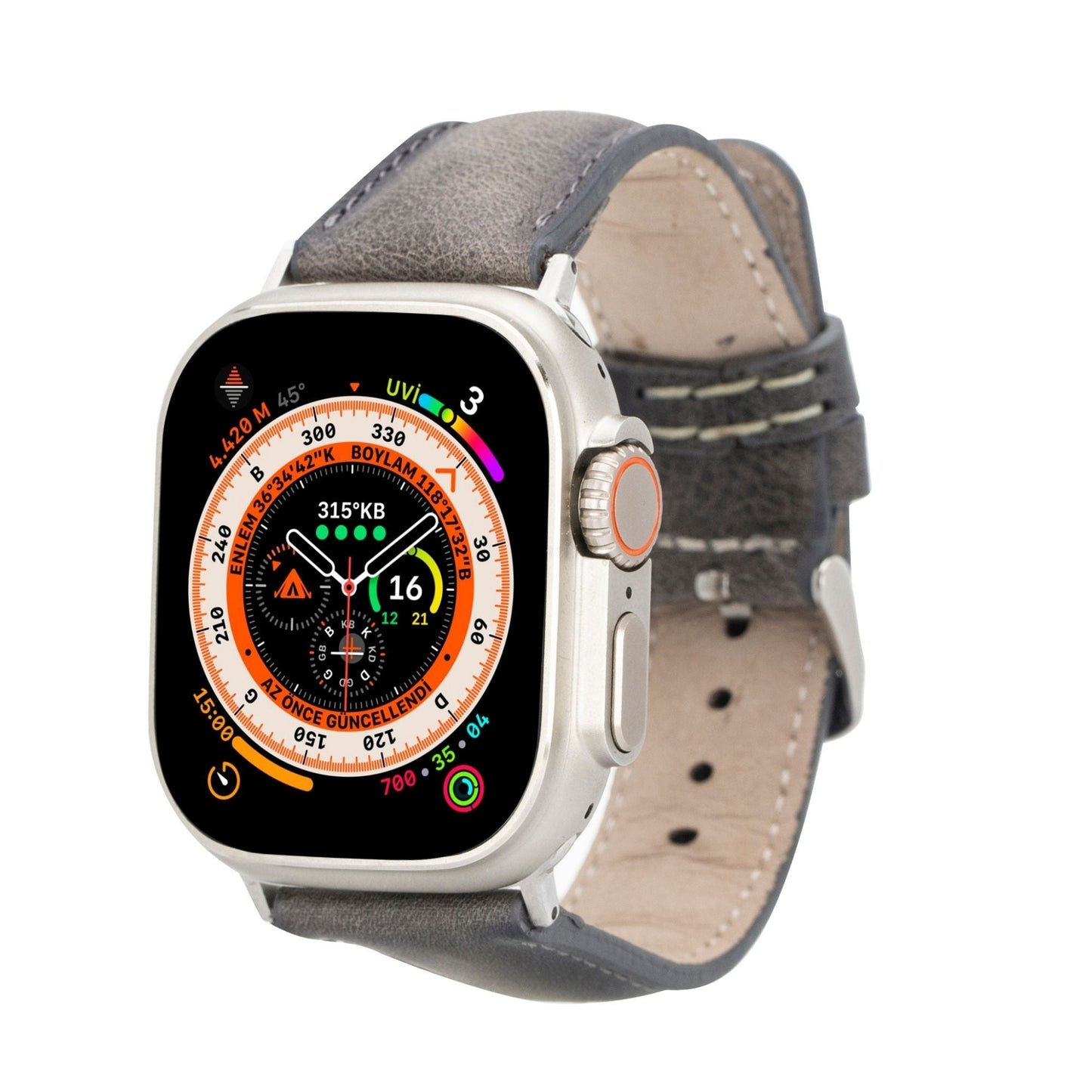 Guernsey Leather Bands for Apple Watch 9, Ultra 2 & SE - Concordia Style Boutique